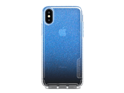 Tech21 PURESHIMMER Case for iPhone XS -BLUE