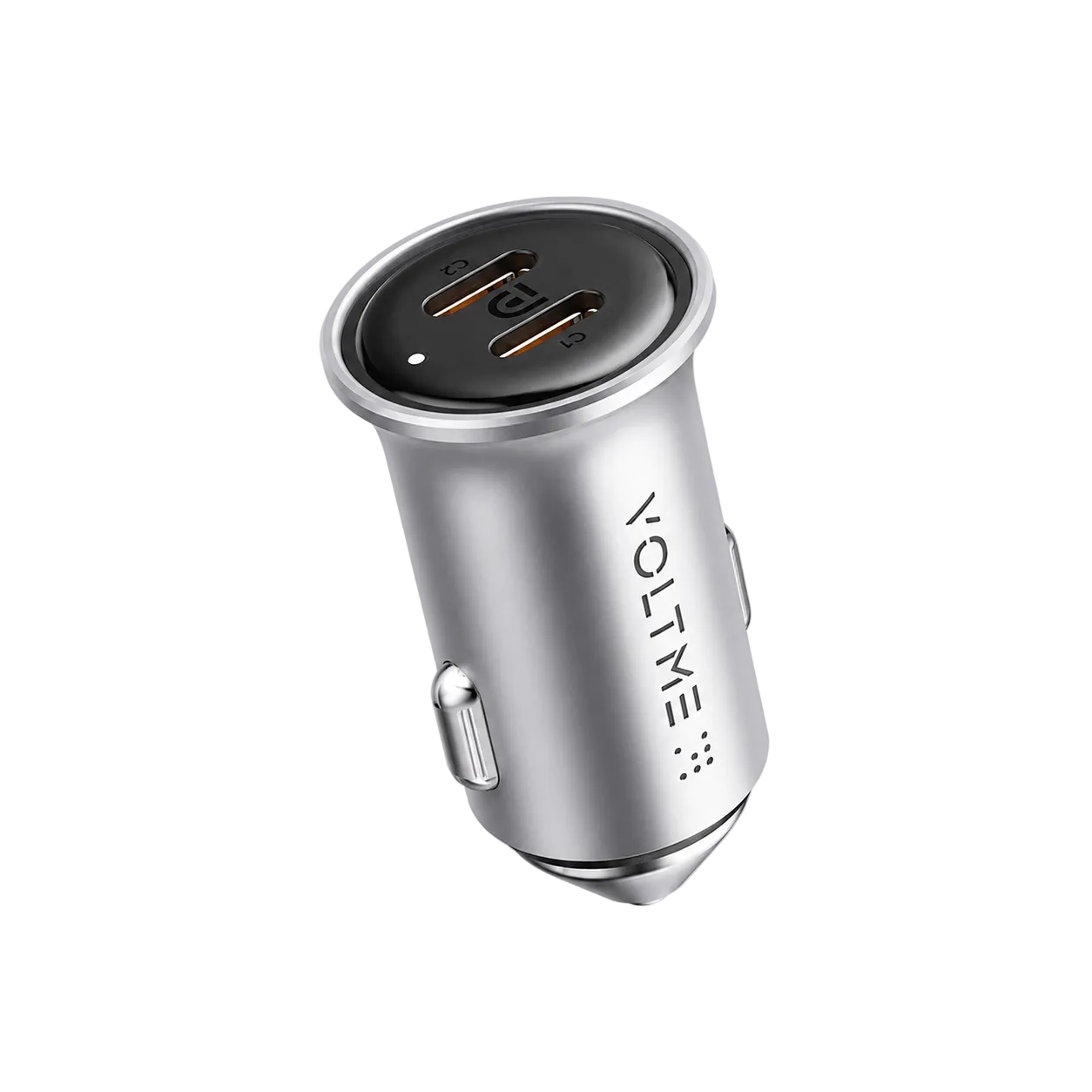 Voltme Cazo 30 CC Car Charger (30W) Silver Grey