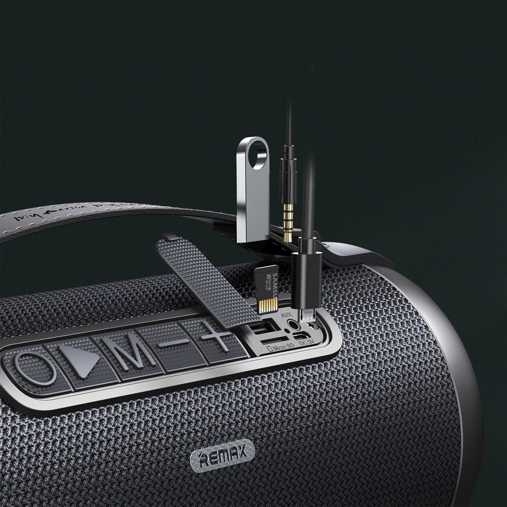 Remax Gwens Outdoor Portable Wireless Speaker Black additional product image