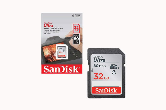 Sandisk 32GB Ultra UHS-I Class 10 SDXC Memory Card power bank product photo