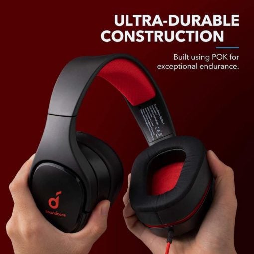 Anker Soundcore Strike 1 Gaming Headset Black Red product image