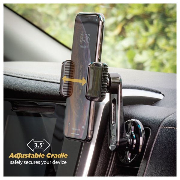 Scosche Freeflow Vent with Adjustable Arm- Universal-Black