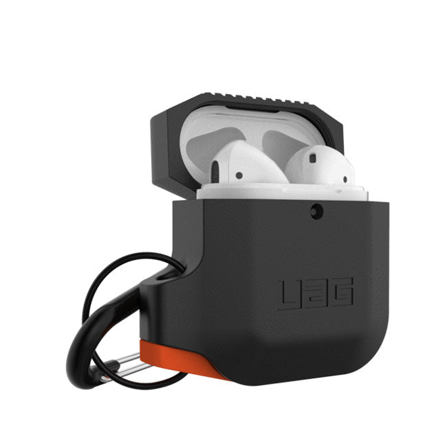 UAG Apple AirPods Silicone Case- Black Orange