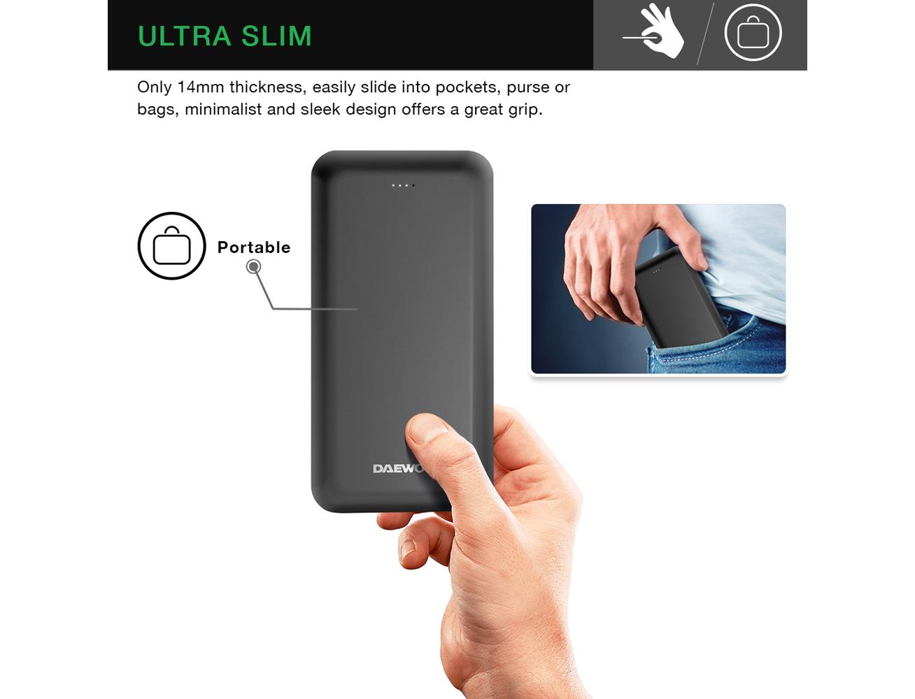 Daewoo 10000 mAh PowerBank power bank product photo