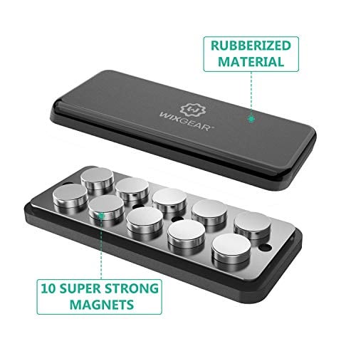 Wizgear Magnetic Phone Car Mount Universal Stick On Rectangle Flat Dashboard product photo