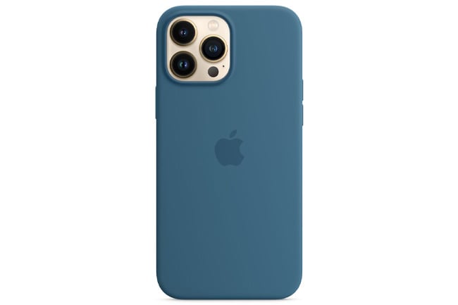 Apple iPhone 13 Pro Max Silicone Case with Magsafe - Blue Jay product photo