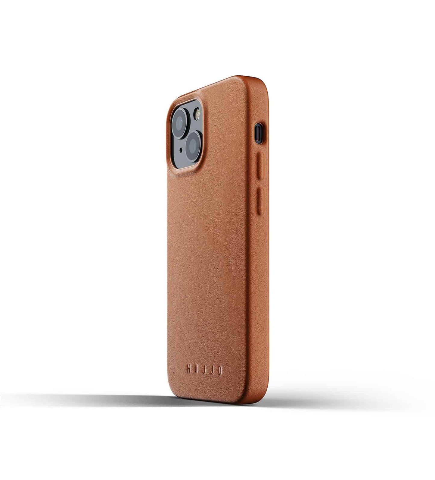 Mujjo iPhone 13 Full Leather Case - Tan
