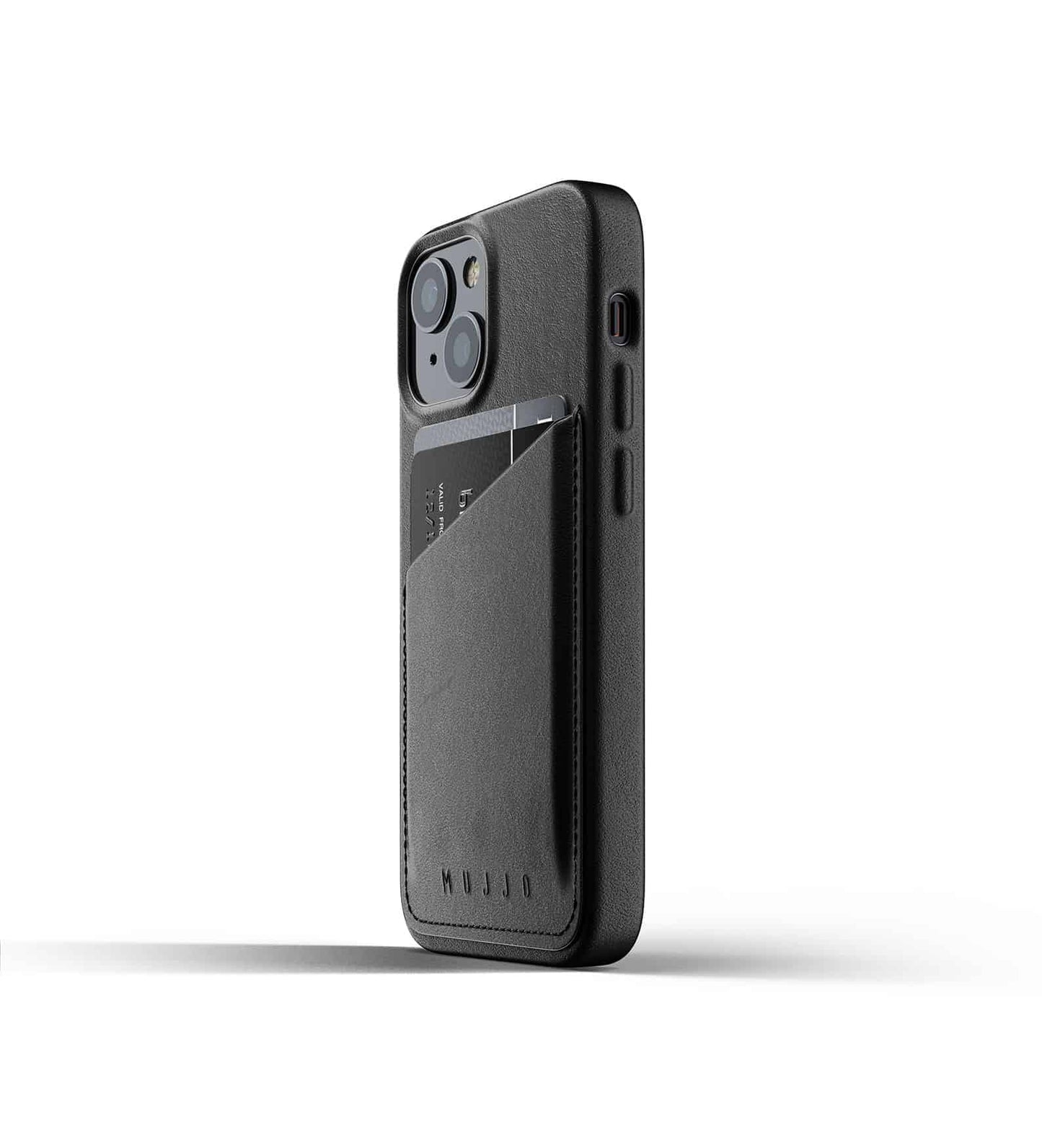 Mujjo iPhone 13 Full Leather Wallet Case Black additional product image
