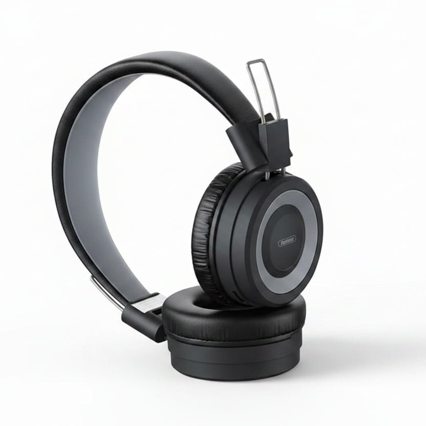 Remax RB-725HB Wireless Bluetooth Headset Grey Micro SD