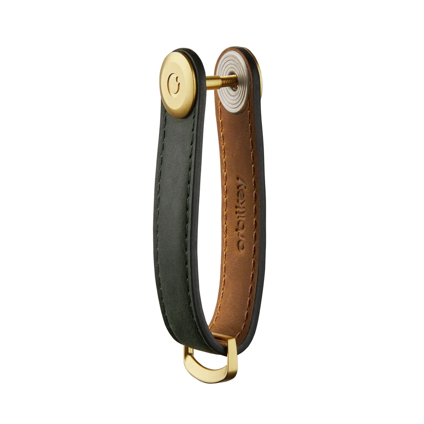 Orbitkey Crazy Horse Leather Key Organizer - Forest Green product photo