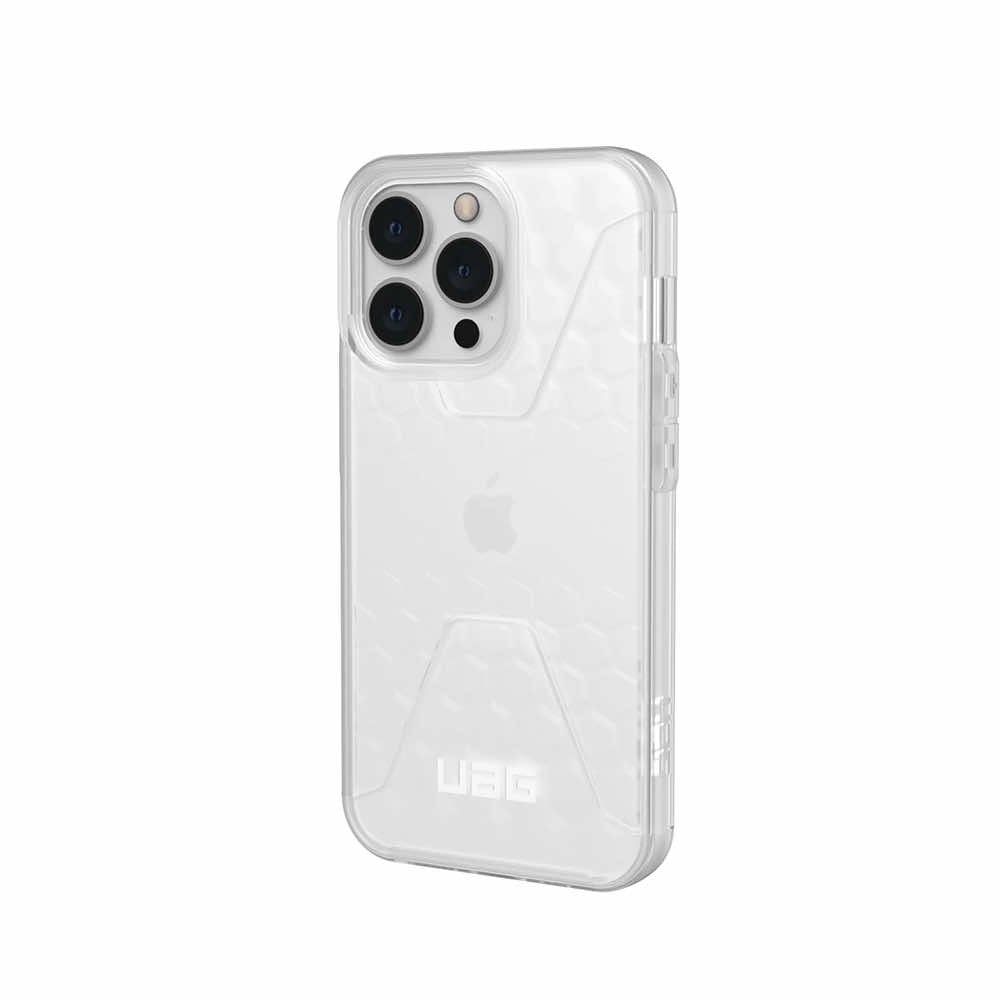 UAG iPhone 13 Pro Max Case Civilian Cover Frosted Ice Clear product photo