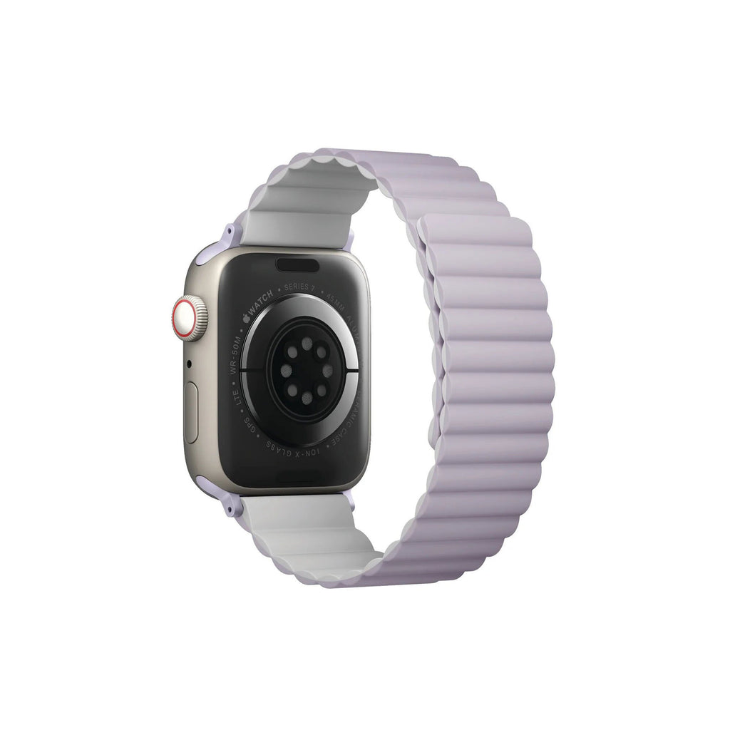 Uniq Apple Watch Series 1-7-SE Revix Magnetic Silicone Strap 38-41mm- Lilac product photo