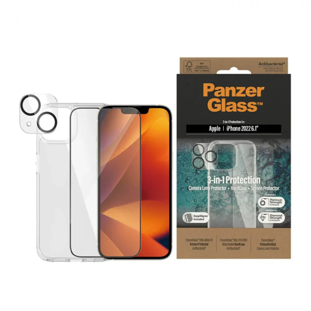 PanzerGlass iPhone 14 Bundle Screen Protector product photo