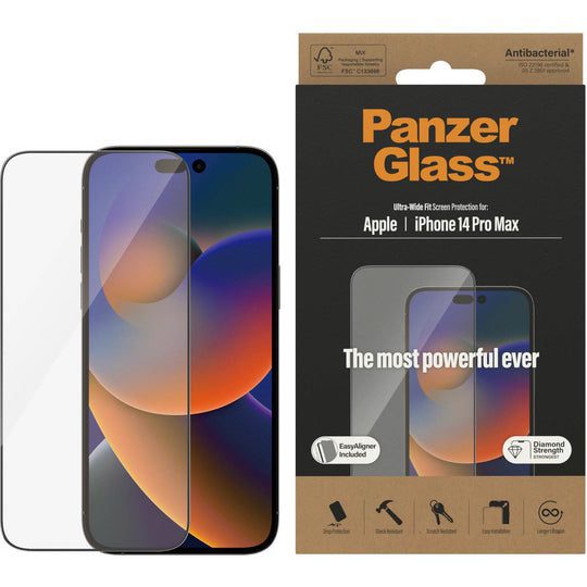 PanzerGlass iPhone 14 Pro Max Ultra-Wide Fit Screen Protector product photo
