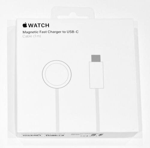 Apple Watch Magnetic Fast Charger to USB Type-C Cable 1m - White Free Apple