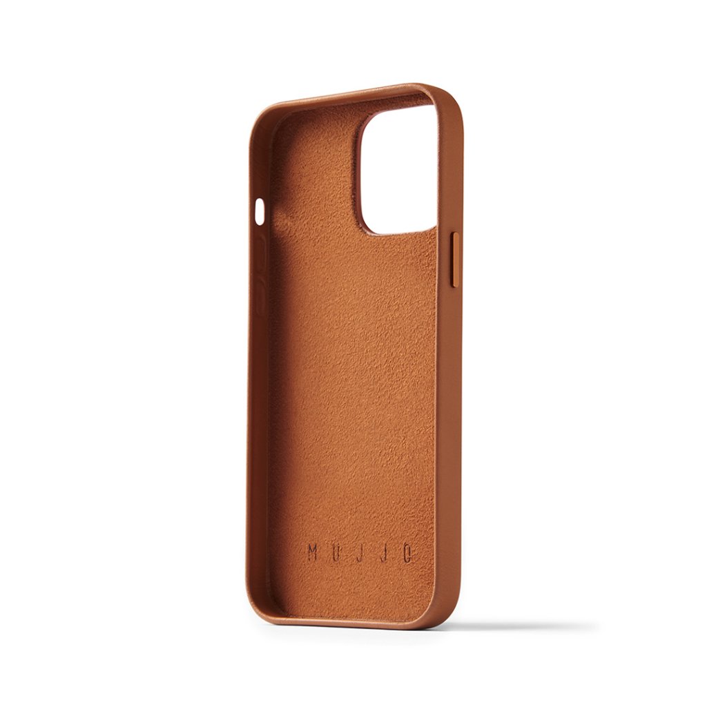 Mujjo iPhone 14 Pro Max Leather Wallet Case -Tan product photo