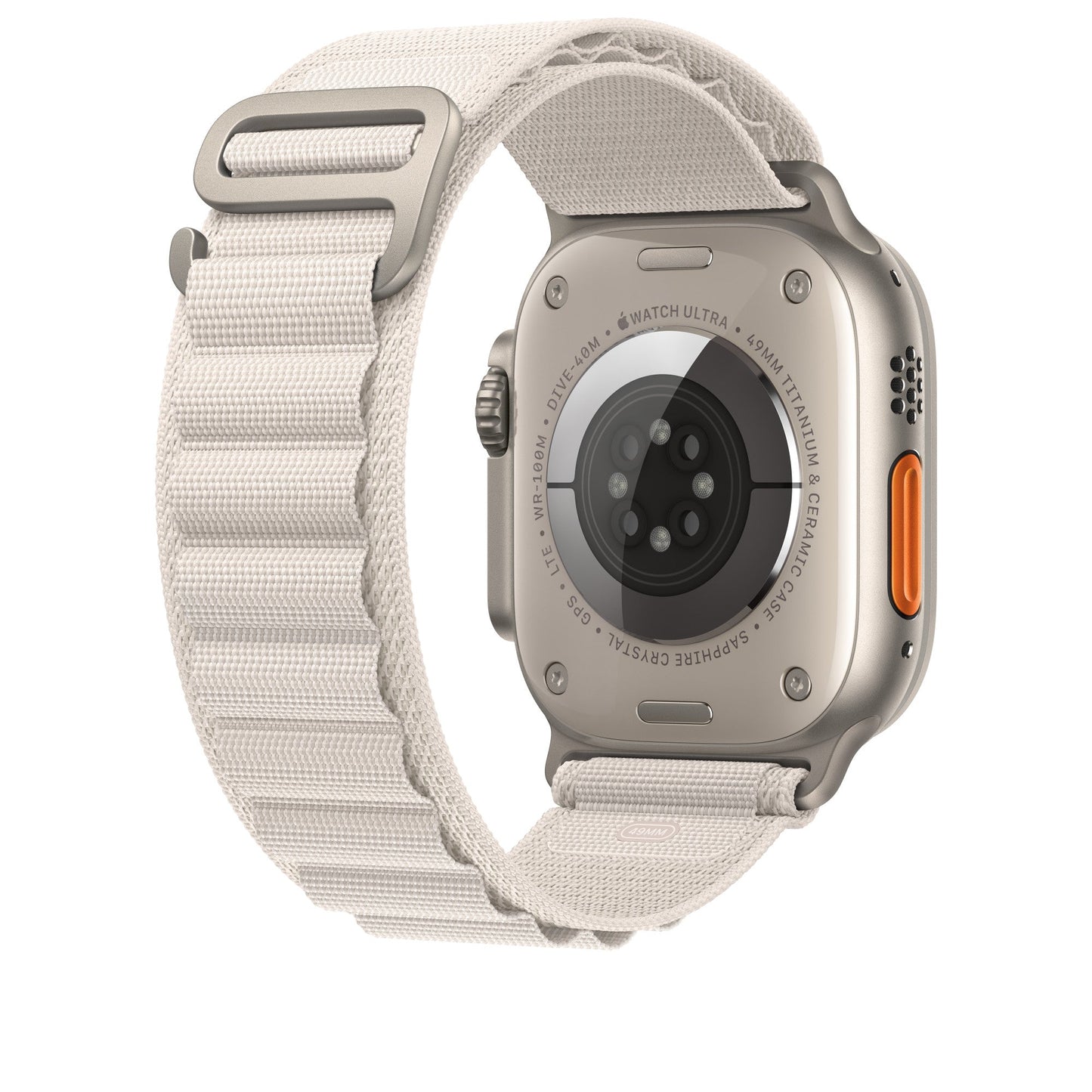 Apple Watch Strap 49mm Starlight Alpine Loop - Large product photo