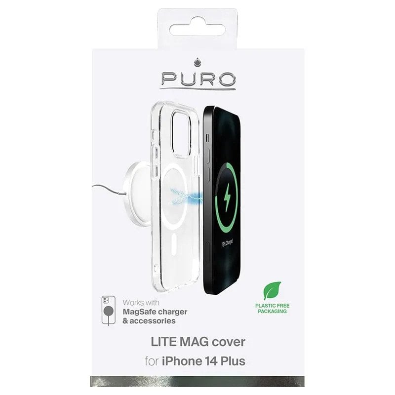 Puro Lite Mag iPhone 14 Plus TPU Case - Clear product photo