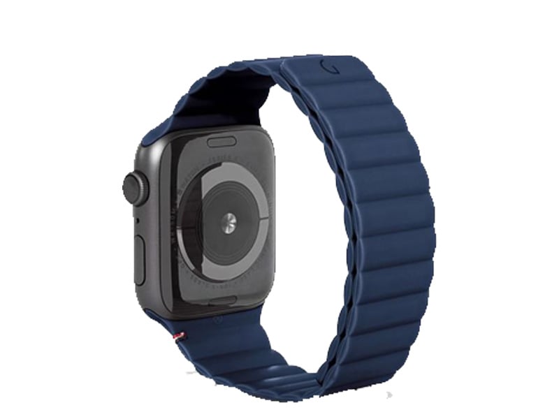 Decoded Apple Watch Silicone Magnetic Strap 42 44 45mm -Navy