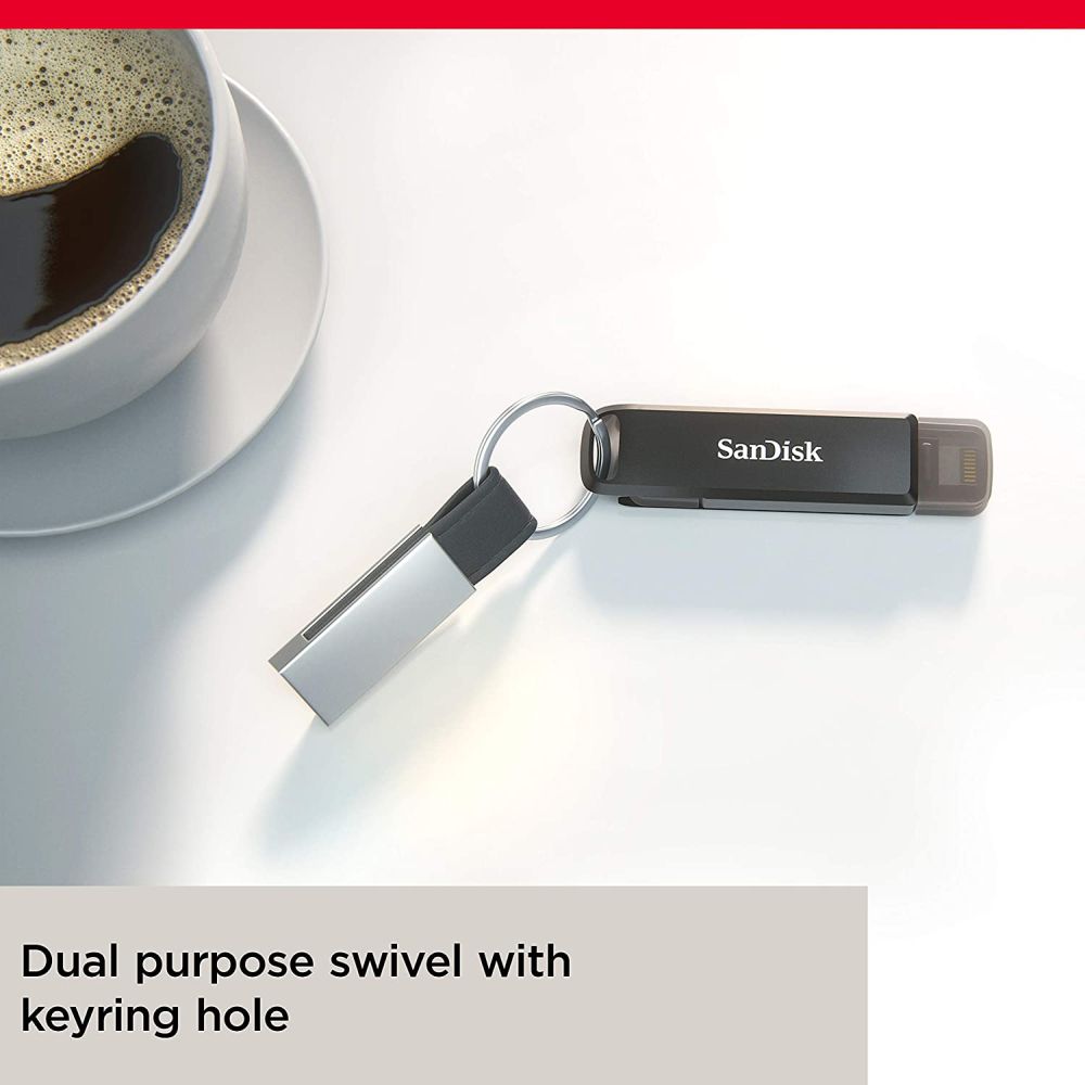 Sandsik Ixpand Flash Drive Luxe 128GB power bank product photo