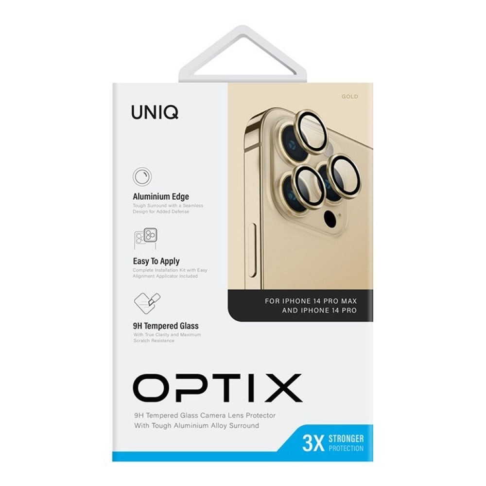 Uniq 14 PRO - PRO MAX Camera Protector - Gold product photo