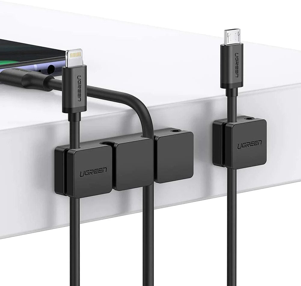 Ugreen 6 Slots Silicon Cable Management Organizer 3+1 combination additional product image
