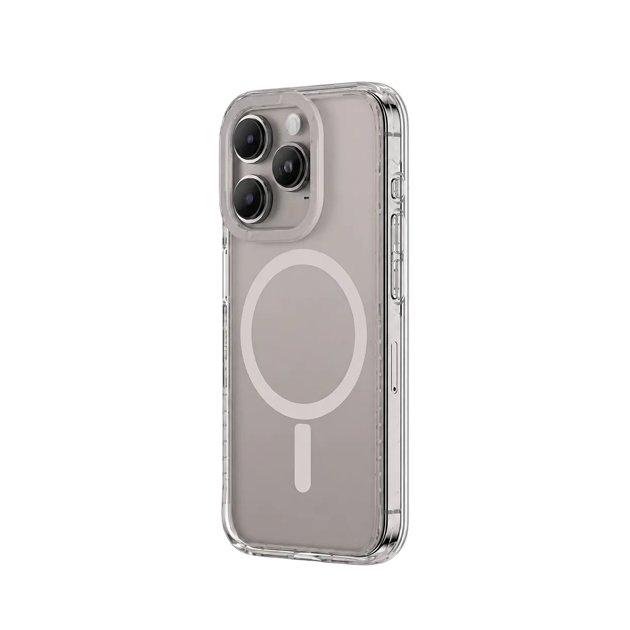 AmazingThing iPhone 15 Pro Titan Edge Magnetic Case –gray