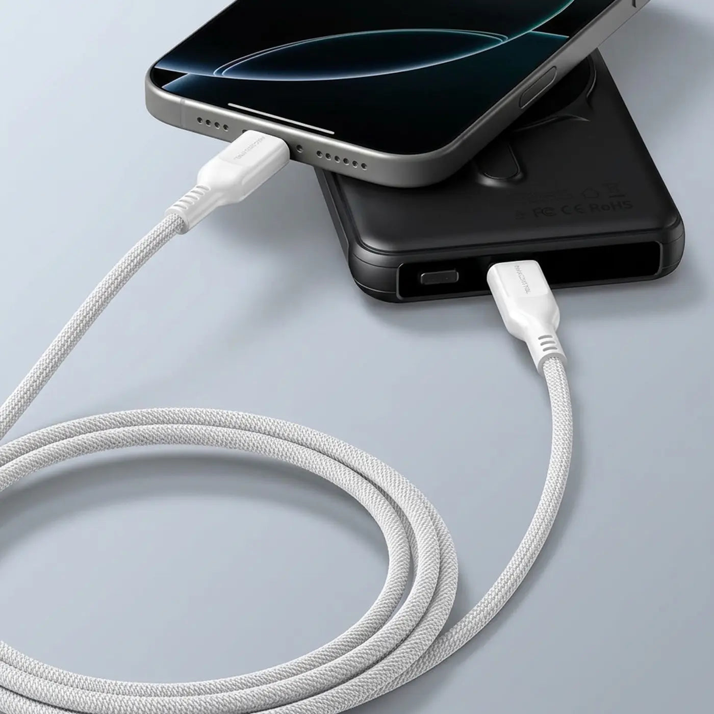 AmazingThing USB-C To USB C Thunder Pro I 5A 7X 1 2M- White product photo