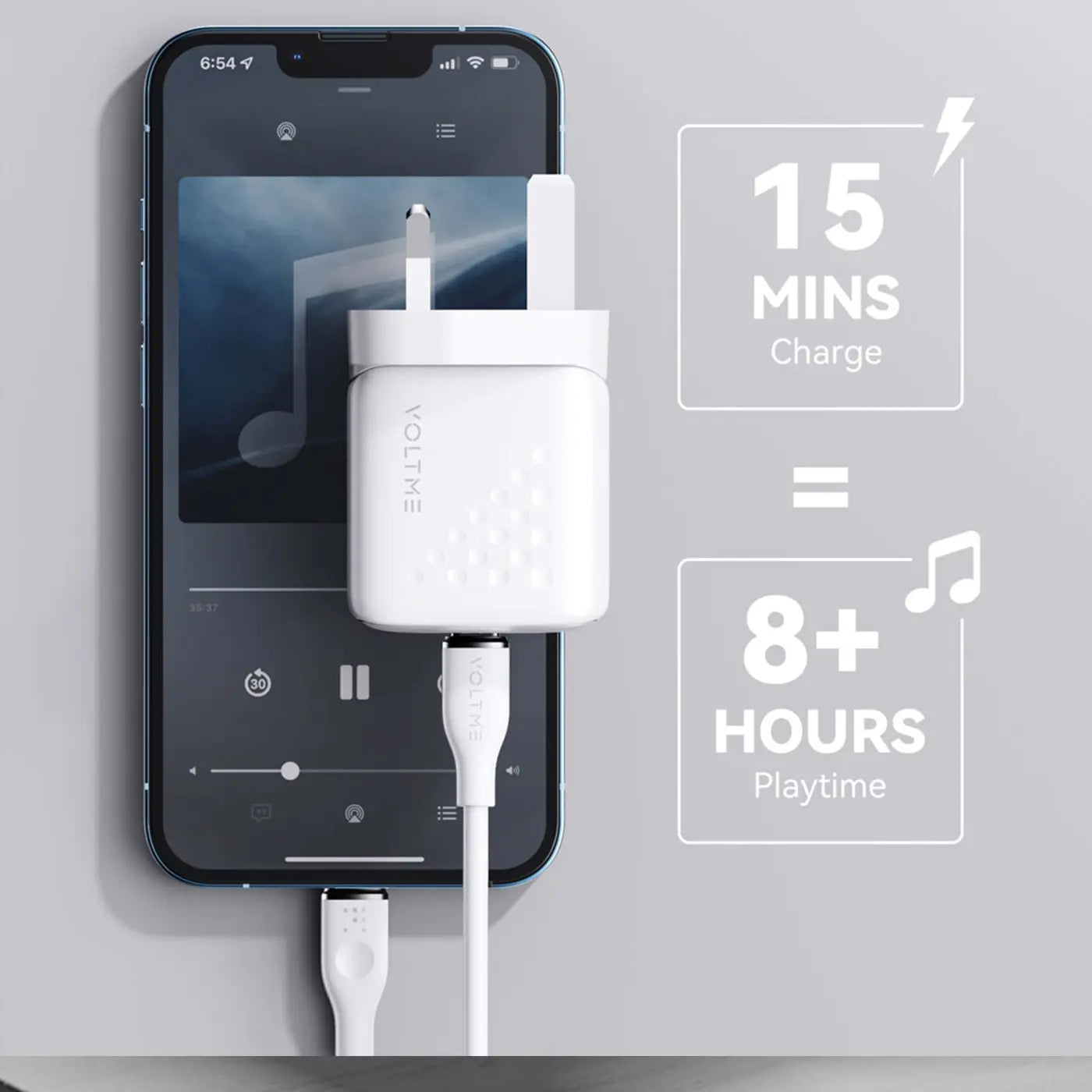 Voltme Revo 20 Lite Wall Charger 20W White product image