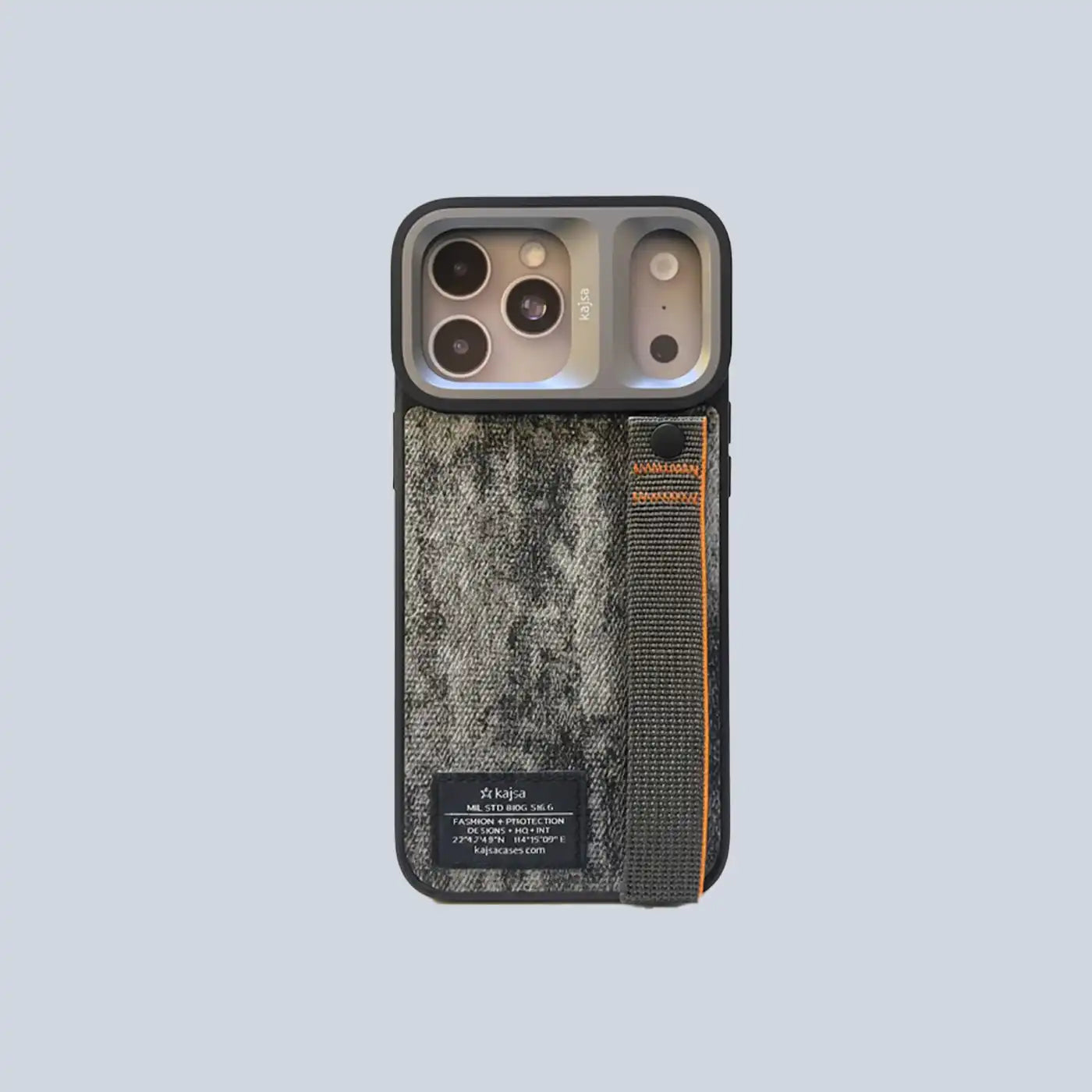 Kajsa iPhone 17 Pro Max Military Collection Straps Back Case product image