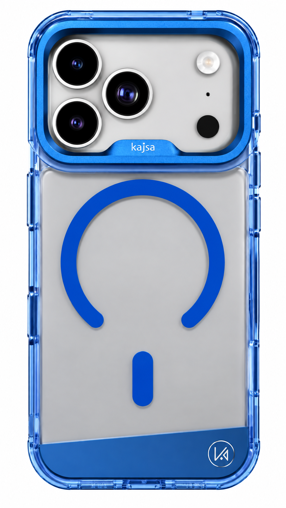 Kajsa iPhone 18 / 17 Pro Faux Leather Trans-Shield Back Case - O Ring