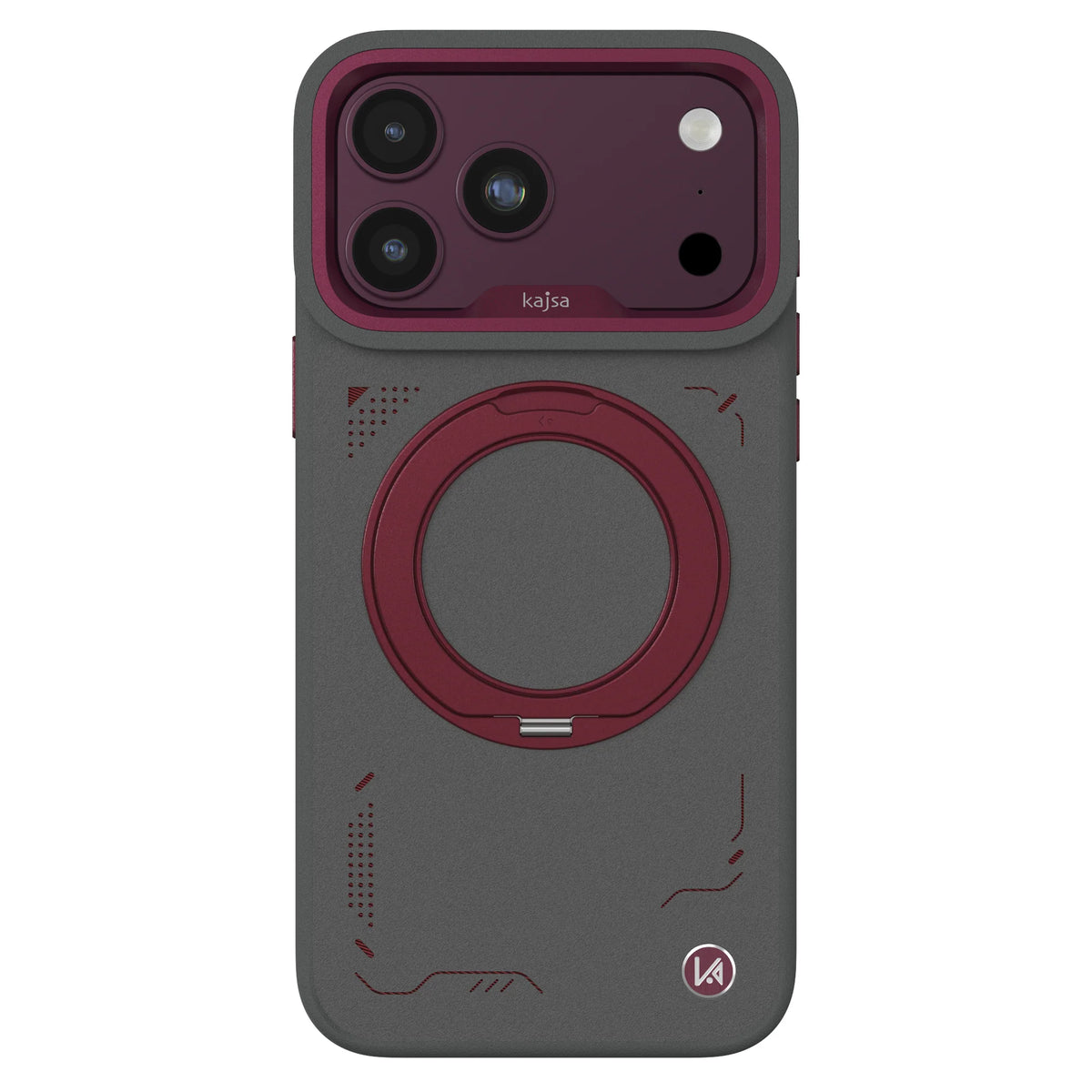 Kajsa iPhone 18 / 17 Pro Max GeoRing Collection Circuit Back Case O Ring