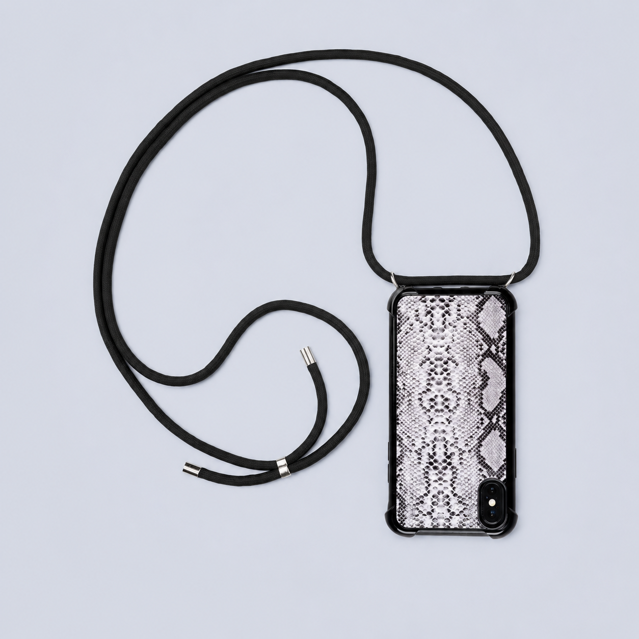 Lookabe iPhone X Xs Necklace Case Crossbody Phone Case - Snake Edition back view