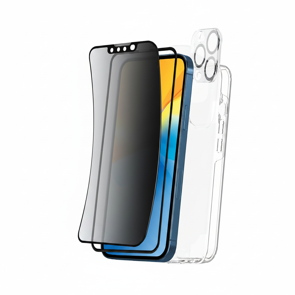 Levore Screen protection iPhone 15 PRO 6 in 1 for Privacy - LSM52