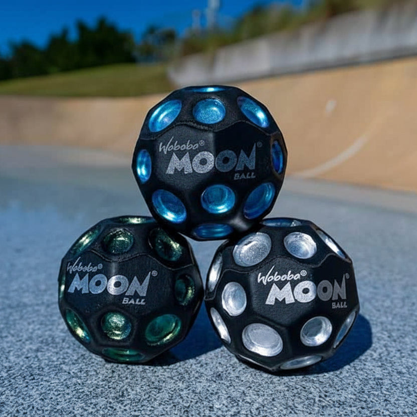 Waboba - NASA Moon Hyper Bouncing Ball- Black Silver product photo
