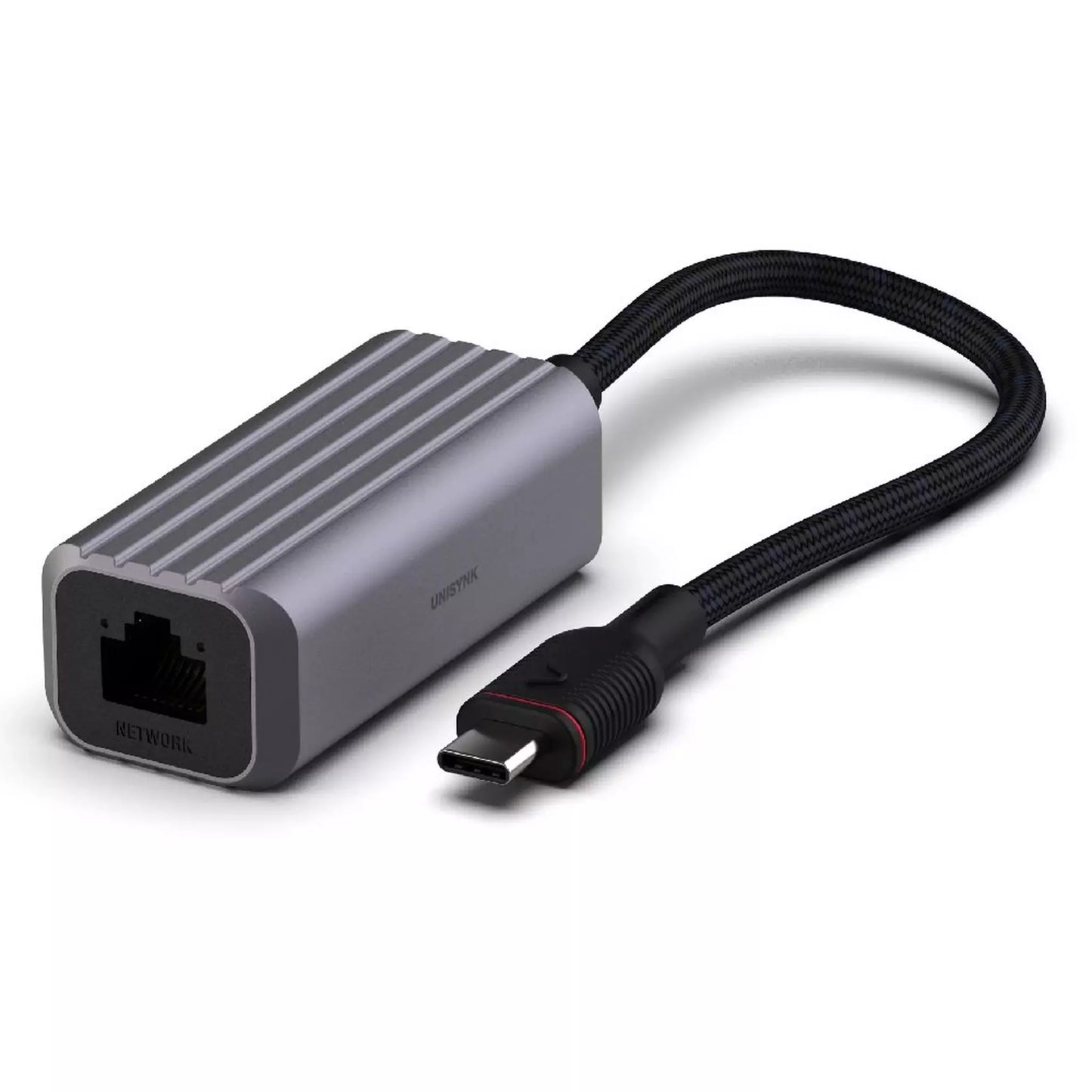 Unisynk USB-C to Network Adapter Grey product image