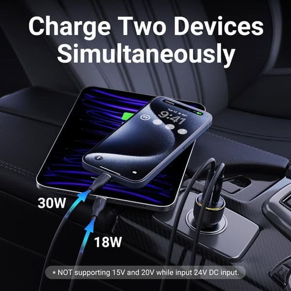 Voltme Cazo 48W 1C+1A Car Charge Black product image