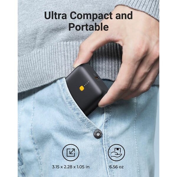 Voltme Hypercore 10K Lite 22 5W Power Bank - Black additional product image