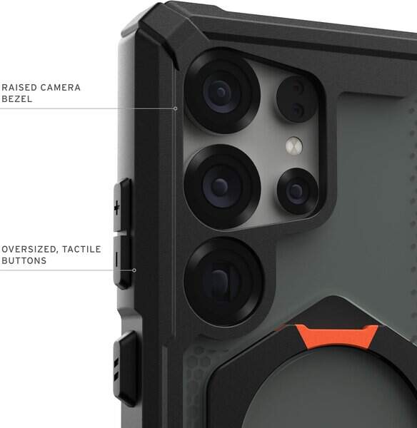 UAG Samsung Galaxy S25 Ultra Plasma XTE Clear Black Orange additional product image