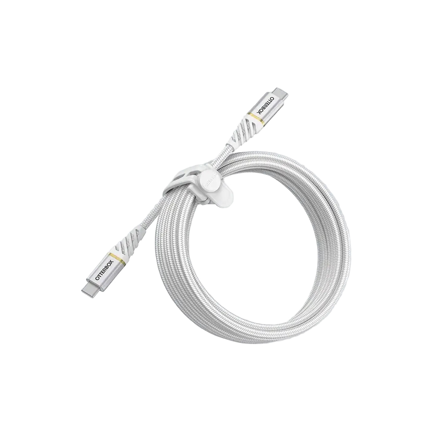 OtterBox Reinforced Braided USB-C to USB-C Cable 3M White
