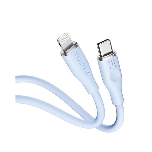 Voltme Powerlink Moss Liquid Silicon Cable Type C to Lightning 3A 1 2M product photo