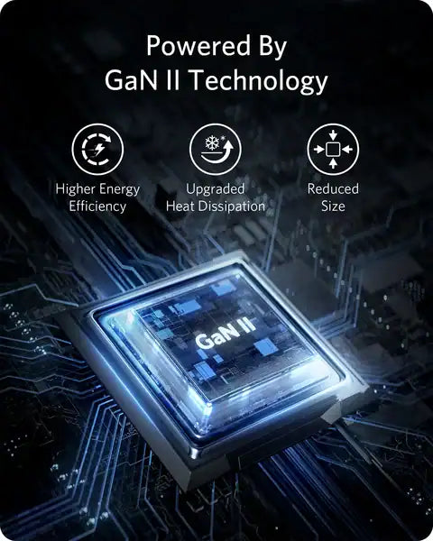 Anker 735 Charger Nano II 65W 3-Port Fast Charger Plug product image
