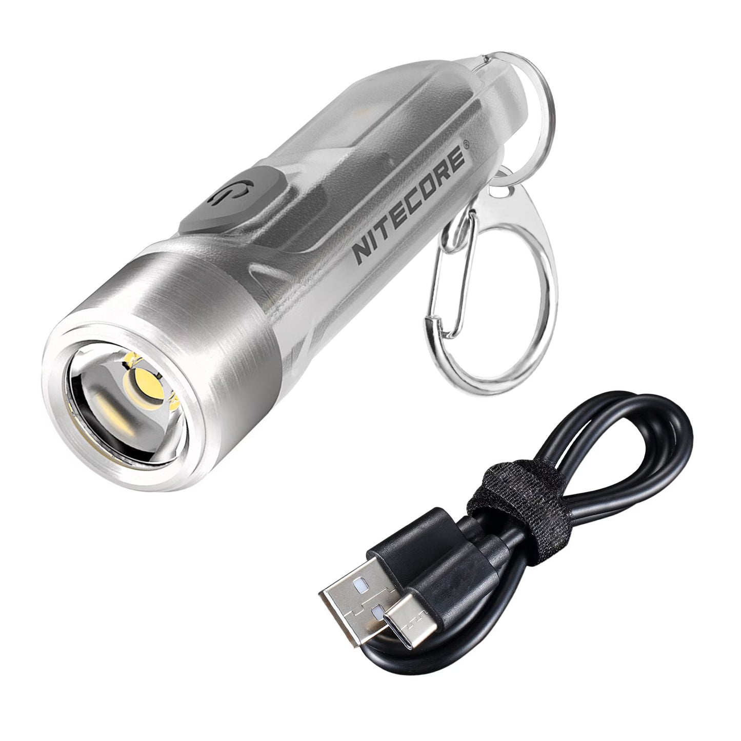 Nitecore TIKI OSRAM P8 LED Rechargeable Keychain Flashlight 300 lumens product photo