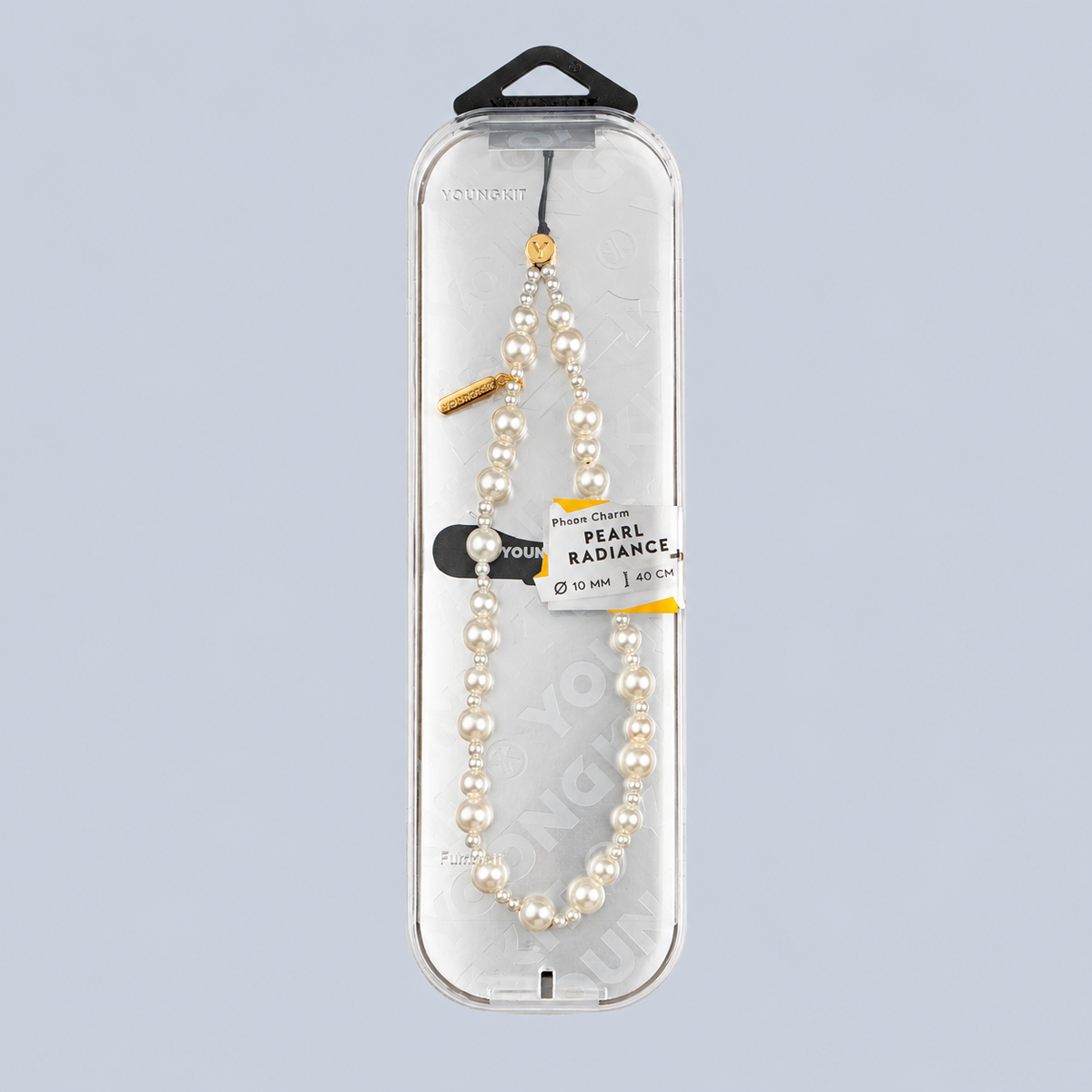 Youngkit Color-Changing Crystal + Pearl Phone Charm & Card Combo-Purple Crystal -Color-Changing Crystal + Pearl