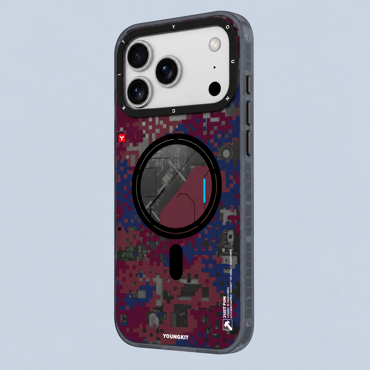 Youngkit iPhone 18 Pro Max / 17 Pro Max Camouflage Circuit MagSafe Case