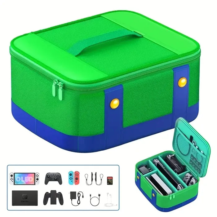 Nintendo Switch Carrying Big Storage Bag - Green