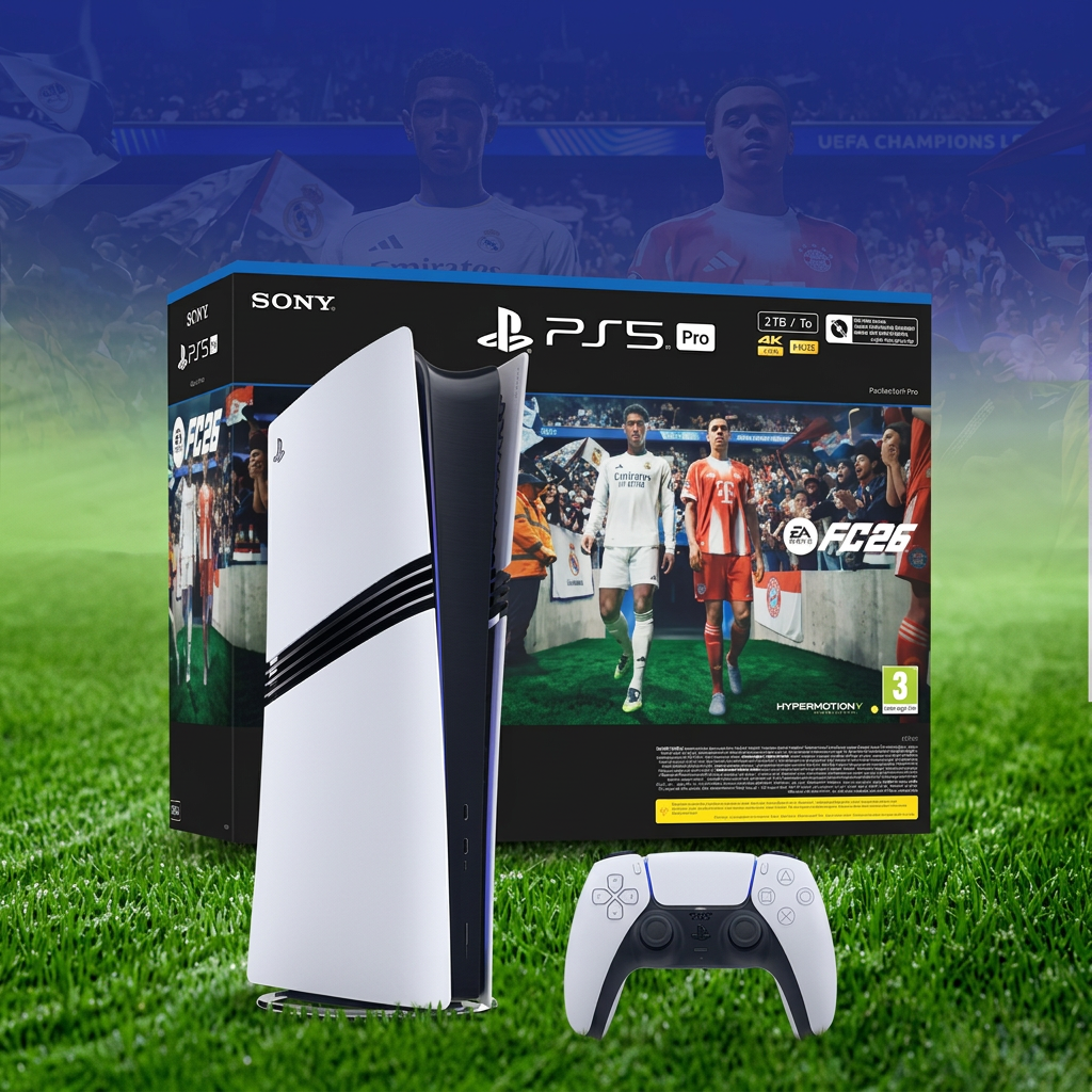 Sony PlayStation 5 Pro Console Digital with EA FC 26 Voucher Bundle - R2 product image