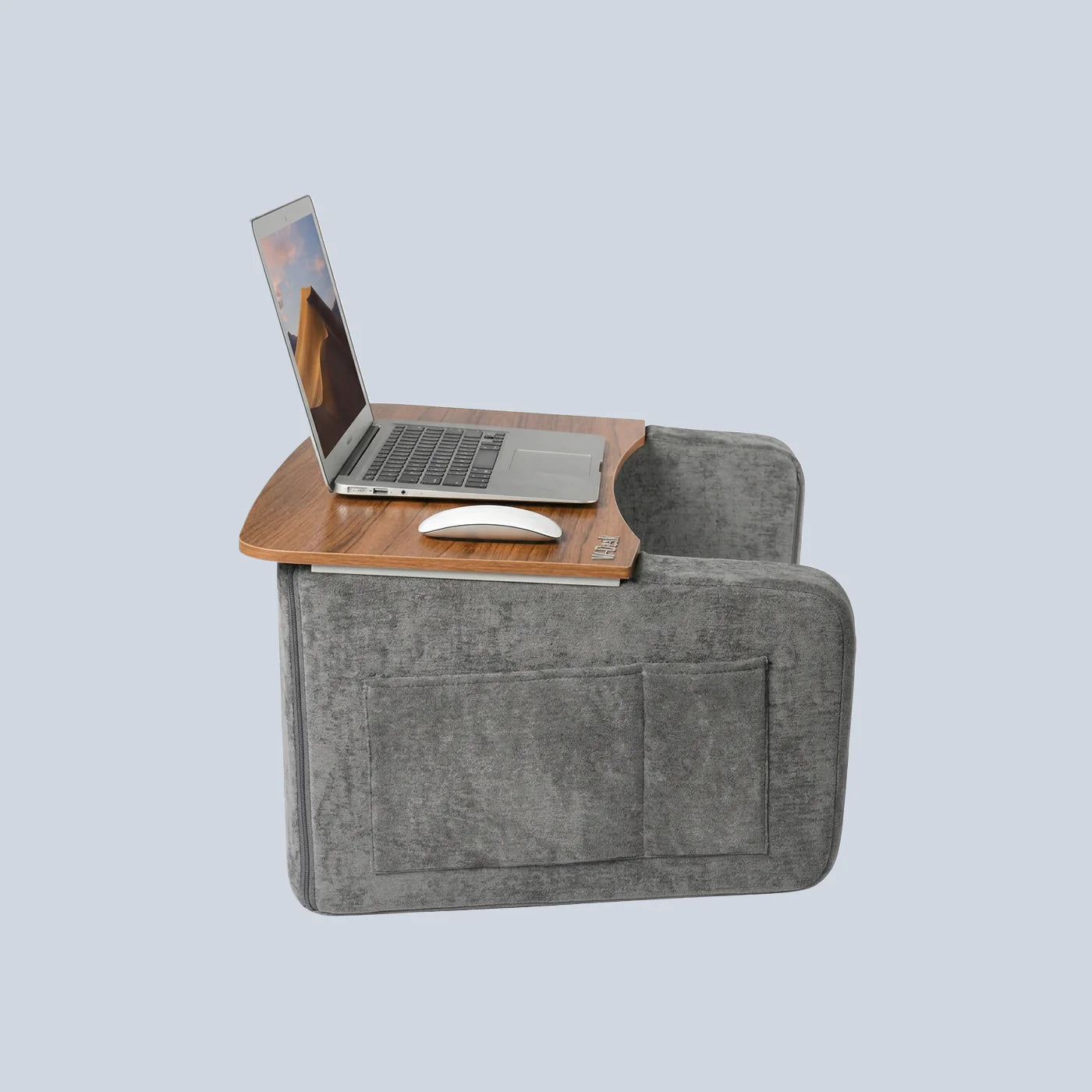 Gamvity Lap Desk Fs-23 - Dark Grey + Hickory Wood product image