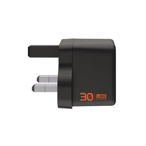 UAG Wall Charger SRGE 30W 2Port UK - Black product image