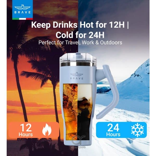 Brave Temp Guard Vacuum Insulated Travel Mug 950ml - Sky Blue product image